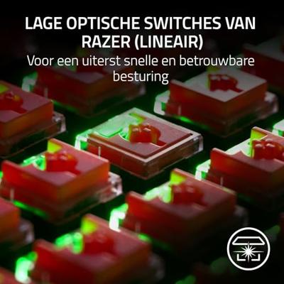 Razer DeathStalker V2 Pro TKL Draadloos Zwart - Razer Linear Optical - thumbnail