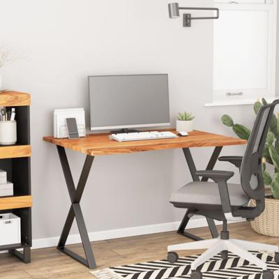 Bureaublad rechthoekig 110x80x2,5 cm massief acaciahout