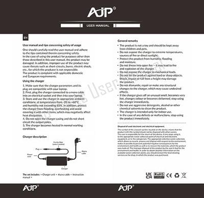 Dell Laptop AC Adapter 90W 450-19041 - thumbnail