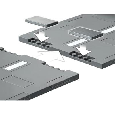 LEGO City 60304 Kruispunt om in elkaar te zetten, City bouwspel met panelen en wegen om in elkaar te zetten voor jongen of meisje - thumbnail