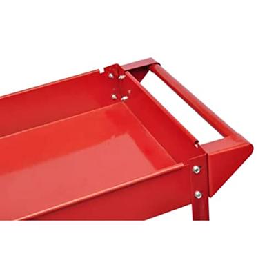 VidaXL Gereedschapstrolley 100 kg rood VidaXL Gereedschapstrolley 100 kg rood