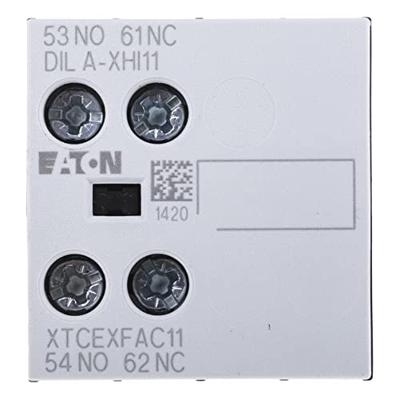 Eaton DILA-XHI11 Hulpschakelblok 1x NO, 1x NC 4 A Opsteekbaar 1 stuk(s) Eaton DILA-XHI11 Hulpschakelblok 1x NO, 1x NC 4 A Opsteekbaar 1 stuk(s)