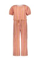 B.Nosy zomer jumpsuit meisjes - roze AOP - riem - Pallas - thumbnail