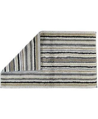 Cawö Cawö Badmat Gestreept Keerbaar 7048 37-Kiezel 70x120