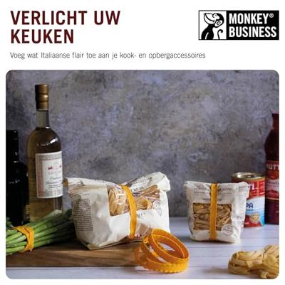 Apenstreken Elastiek Mafaldine set van 8 Apenstreken Elastiek Mafaldine set van 8