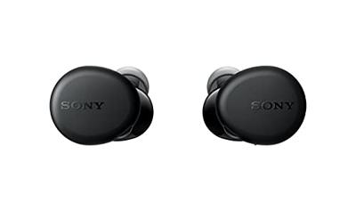 Sony WF-XB700 draadloze Bluetooth-hoofdtelefoon, batterijduur van 18 uur en snel opladen en compatibel met spraakassistent, zwart