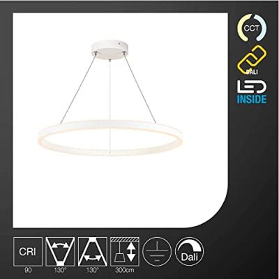 SLV ONE 80 1004764 LED-hanglamp LED vast ingebouwd 28 W Wit SLV ONE 80 1004764 LED-hanglamp LED vast ingebouwd 28 W Wit
