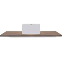 Looox Wooden Collection bath shelf met houder mat wit eiken/mat wit - thumbnail