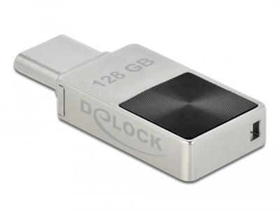 Delock 54085 USB-stick 128 GB Zilver 54085 USB-C