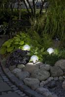 Led solarlamp assisi paddestoel wit - thumbnail