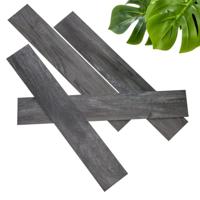 WallArt planken hout-look schuurhout eiken asgrijs - thumbnail
