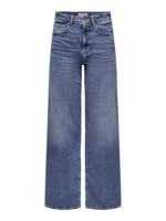 Only Onlmadison Blush Hw Wide Dnm Cro372 Noos 15282980 Loose Fit Medium Blue Denim - thumbnail