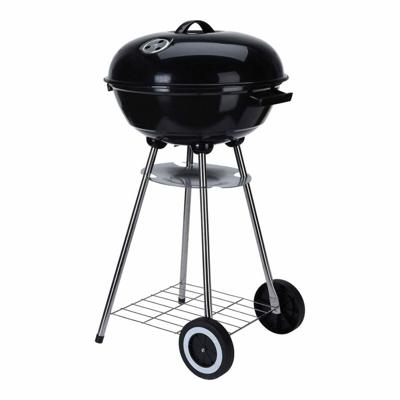 Overige Merken Kogelgrill houtskoolbarbecue op wielen 46 cm zwart