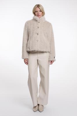 Rino & Pelle Single Breasted Jacket Vie.7032514 Jackets 10989 Birch Dessin Rino & Pelle Single Breasted Jacket Vie.7032514 Jackets 10989 Birch Dessin