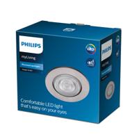 Philips Led inbouwspotsTaragon (3x) 3x4,5w - 2700K - 8,5cm grijs - 75583600 - thumbnail