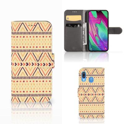Samsung Galaxy A40 | Telefoon Hoesje | Aztec Yellow