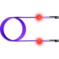 saCon glasvezel LED patchkabel duplex 50/125µm OM4, SC/SC, violet, 1 m - thumbnail