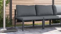Buitenmeubelsets met kussen met kussen Antraciet - thumbnail
