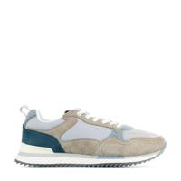 HOFF Bristol suède sneakers beige/blauw - thumbnail