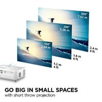 ViewSonic PS502X - DLP projector - UHP - 4000 ANSI lumens - XGA (1024 x 768) - 4:3 - 720p - thumbnail