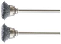 PROXXON penseelborstel brushes shaft 2.35 d=13mm steel 2pcs - thumbnail