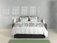 Zo! Home Dandelion Dekbedovertrek 200x200/220 White - thumbnail