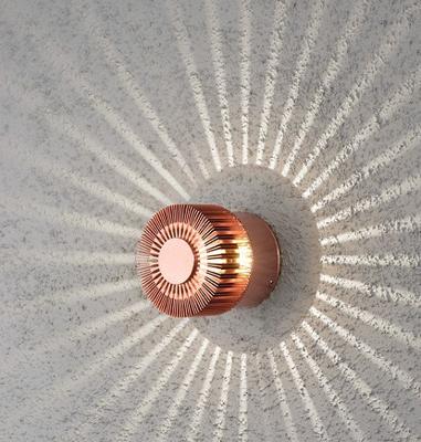 KonstSmide Design wandspotMonza met LED roodkoper - 7900-900