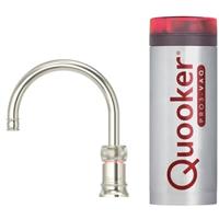 Quooker Fusion round met PRO3 boiler 3-in-1 kokend water kraan RVS - thumbnail