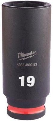 Milwaukee Accessoires shockwave slagdop 3/8" diep 19mm | 1 stuk - 4932480293