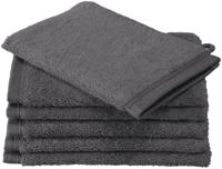 De Witte Lietaer washandjes Contessa 16 x 22 cm donkergrijs 6 st. - thumbnail