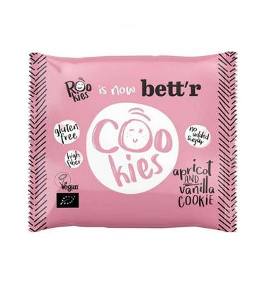 Rookies Cookie apricot & vanilla glutenvrij bio 40 Gram
