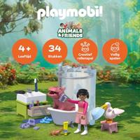 PLAYMOBIL Animals & Friends dierenbadplezier 71950 - thumbnail