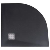 Douchebak 90x90 cm SMC zwart - thumbnail