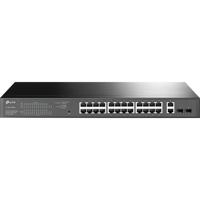 TP-Link TL-SG1428PE netwerk-switch Managed L2 Gigabit Ethernet (10/100/1000) Power over Ethernet (PoE) 1U Zwart - thumbnail