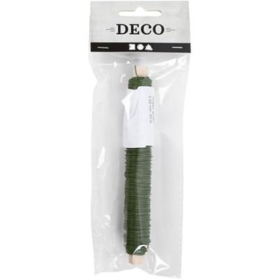 Creativ Company Bloemendraad, dikte 0,5 mm, groen, 50 m/ 1 rol