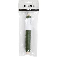 Creativ Company Bloemendraad, dikte 0,5 mm, groen, 50 m/ 1 rol - thumbnail