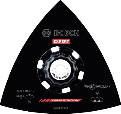 Bosch Accessoires EXPERT MAVZ 116 RT2 Schuurplaat | 116 mm - 2608902078
