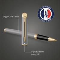 Waterman Hémisphère Metalic roller, fijn, grijs GT, giftbox - thumbnail