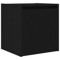 Nachtkastje wandmontage 38x34x40 cm zwart - thumbnail