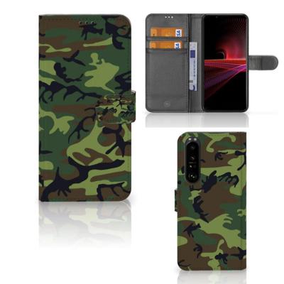 Sony Xperia 1 III | Telefoon Hoesje | Army Dark Sony Xperia 1 III | Telefoon Hoesje | Army Dark