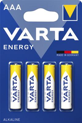 Varta - batterij r03 aaa alk 15v krt (4)