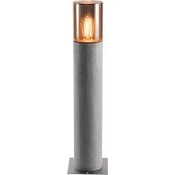 SLV 1000666 Lisene Pole Staande buitenlamp LED E27 23 W Grijs, Rook