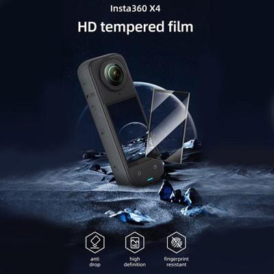 TELESIN° Displaybeschermfolie voor Insta360 X5 X4, camera-accessoire voor Insta360 X5 X4 displaybeschermfolie met 9H hardheid, krasbestendig, anti-vingerafdruk, zonder luchtbellen, 1 stuk