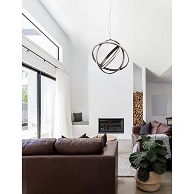 Lyora HanglampPertone S Ø 50cm zwart met paarse gloed - 9365012