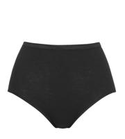 Hanro Dames ski ondergoed Wol & Zijde Maxi slip zwart 071420 - thumbnail