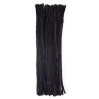 Vaessen Creative • chenilledraden 6mm 50st. 30cm zwart - thumbnail