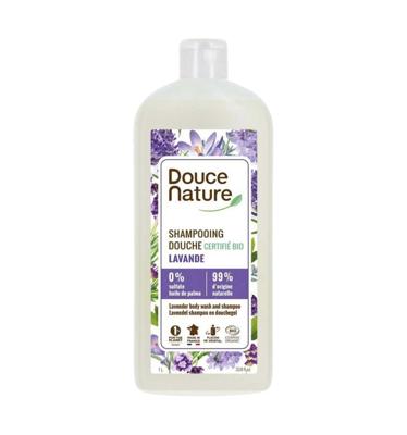 Douchegel & shampoo lavendel bio 1 Liter