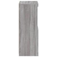 Dressoir met LED-verlichting 41x37x100 cm grijs sonoma eiken - thumbnail