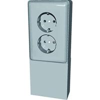 ELSO stopcontact 515500 2-voudig 16A RENOVATIE parelwit Meerdere kleuren 1 stuk(s) - thumbnail