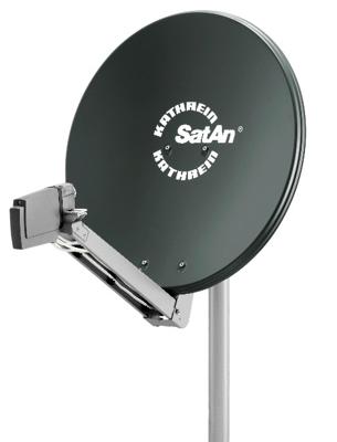 Kathrein CAS 80 Satellietschotel 75 cm Reflectormateriaal: Aluminium Grafiet Kathrein CAS 80 Satellietschotel 75 cm Reflectormateriaal: Aluminium Grafiet